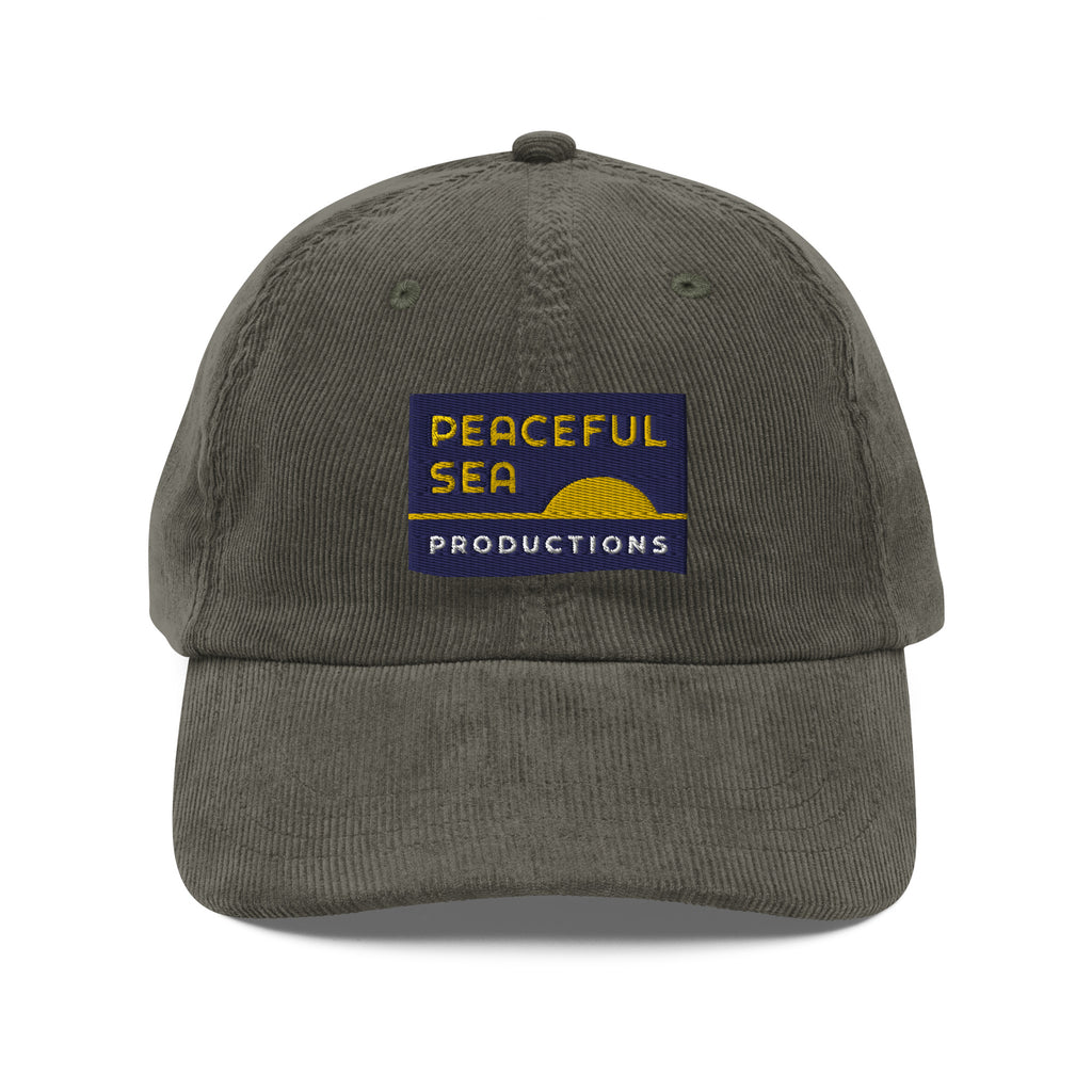 Peaceful Sea Corduroy Cap