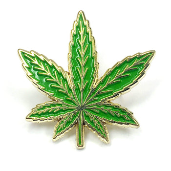 Weed Leaf Pins by Kolorspun - Proud Libertarian - Kolorspun