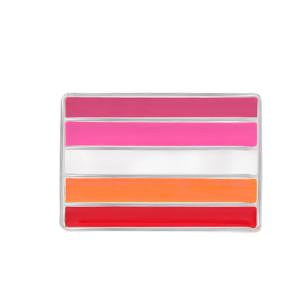 WLW Lesbian Sunset Flag Pins by Fundraising For A Cause