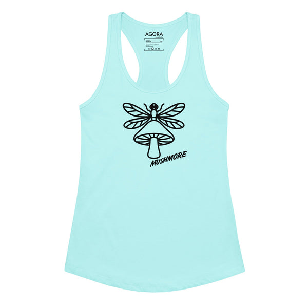 Mushmore Dragonfly Women’s fitted racerback tank top