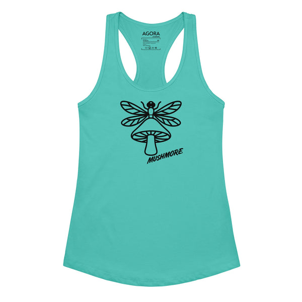 Mushmore Dragonfly Women’s fitted racerback tank top