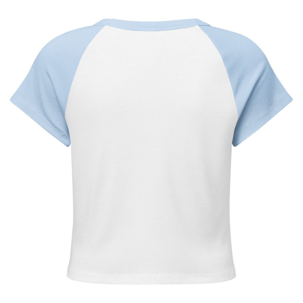Mushmore Women’s micro rib raglan baby tee