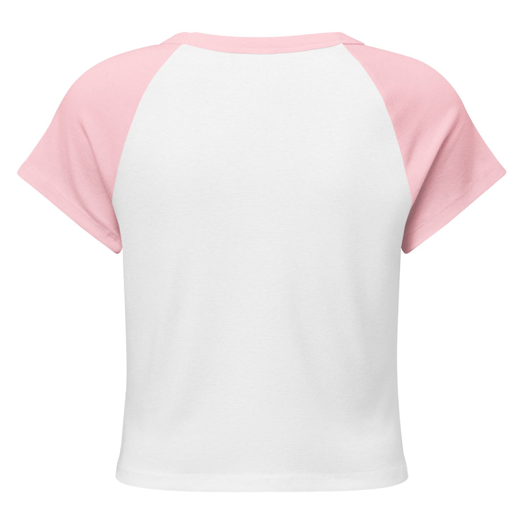 Mushmore Women’s micro rib raglan baby tee