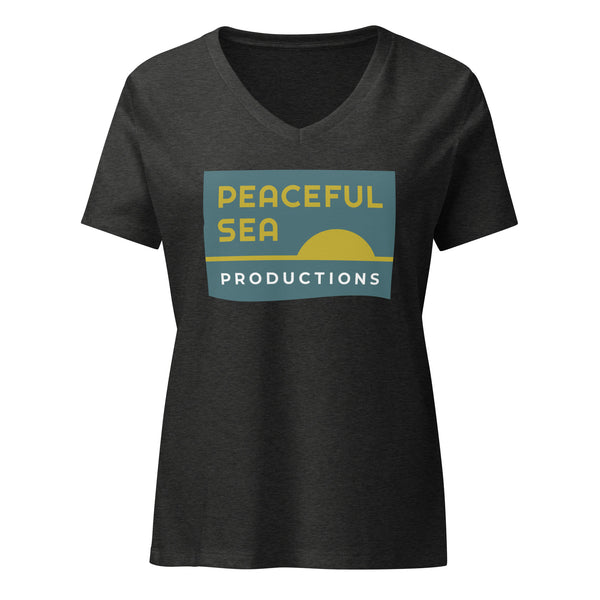 Peaceful Sea Women’s V-Neck T-Shirt