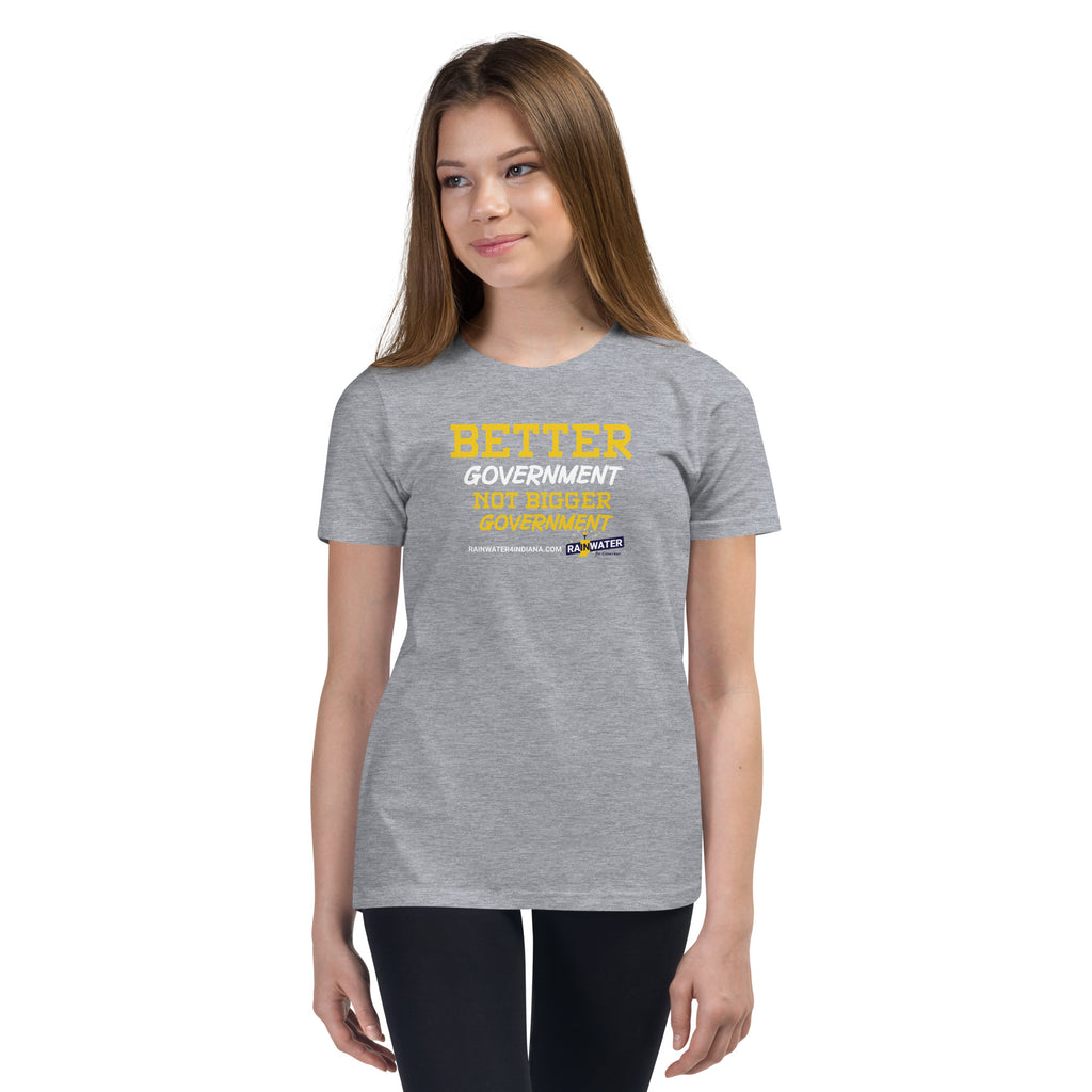 Better Government - Rainwater for Governor Youth Tee