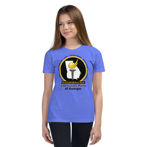 Libertarian Party of Georgia Youth Short Sleeve T-Shirt