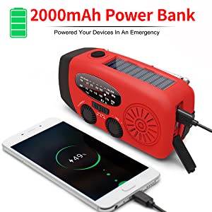 Storm Safe Emergency AM/FM/NOAA Weather Band Radio With Solar Flash Light And Built-in Phone Charger by VistaShops - Proud Libertarian - VistaShops