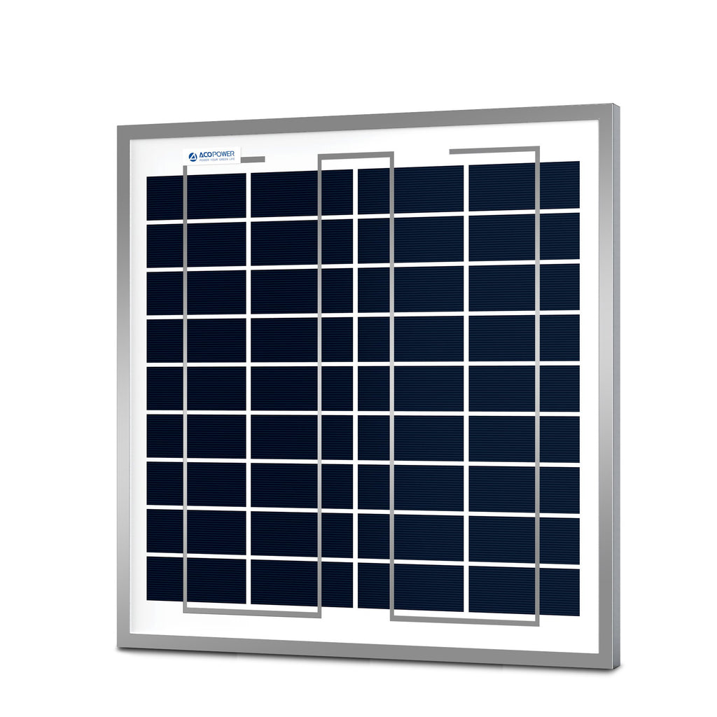 15 Watts Poly Solar Panel, 12V by ACOPOWER - Proud Libertarian - ACOPOWER