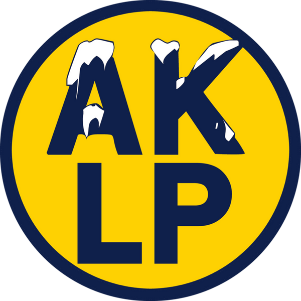 Alaska Libertarian Party Round Vinyl Window Decal - Proud Libertarian - Alaska Libertarian Party