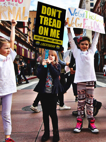 Don't Tread on Me - Profits for Protests Youth Sign (18
