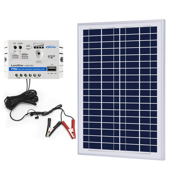 25W Off-grid Solar Kits, 5A charge controller with SAE connector by ACOPOWER - Proud Libertarian - ACOPOWER