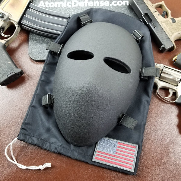 Bulletproof Mask | Ballistic Full Face | Level IIIA+ | Padded | Milspec ✅ by Atomic Defense - Proud Libertarian - Atomic Defense