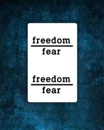 Freedom over Fear Tattoo by Simply Inked - Proud Libertarian - Simply Inked
