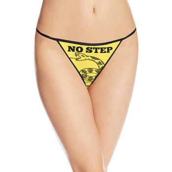 No Step Ancap Women's Underwear - G-String Panties (No Step) - Proud Libertarian - Proud Libertarian