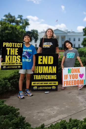 End Human Trafficking - Profits for Protests Adult Sign (24