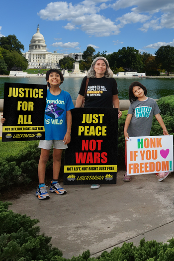 Just Peace Not Wars - Profits for Protests Adult Sign (24