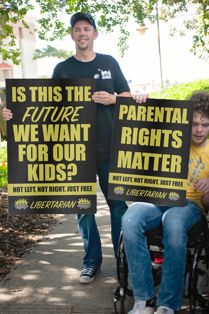 Parental Rights Matter - Profits for Protests Youth Sign (18" x 24") - Proud Libertarian - Profits for Protests