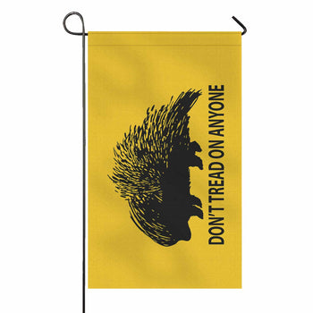 Don't Tread on Anyone Porcupine Two Sided Flag - Proud Libertarian - Proud Libertarian