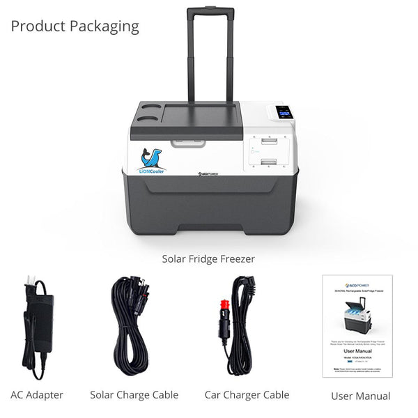 X30A Combo, 32 Quarts Solar Freezer & Extra 173Wh Battery (2 Batteries) by ACOPOWER - Proud Libertarian - ACOPOWER