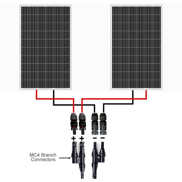 1 Pair Solar Panel MC4 T/Y Connectors by ACOPOWER - Proud Libertarian - ACOPOWER