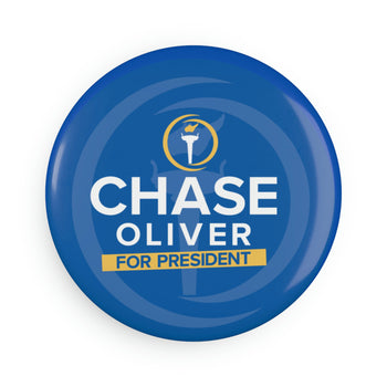 Chase Oliver for President Button Magnet, Round (1 & 10 pcs)