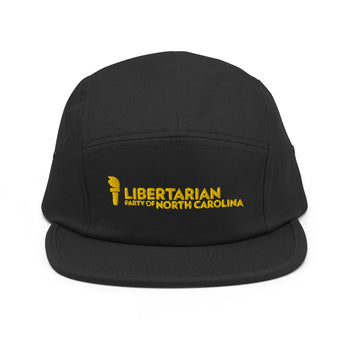 LPNC Five Panel Cap - Proud Libertarian - Libertarian Party of North Carolina