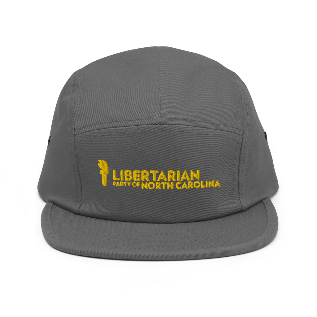 LPNC Five Panel Cap - Proud Libertarian - Libertarian Party of North Carolina