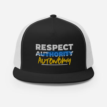 Respect Automony Trucker Cap - Proud Libertarian - Proud Libertarian