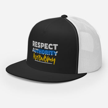 Respect Automony Trucker Cap - Proud Libertarian - Proud Libertarian