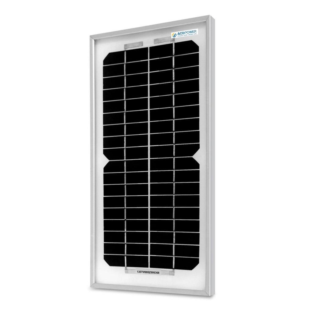 5 Watts Mono Solar Panel, 12V by ACOPOWER - Proud Libertarian - ACOPOWER