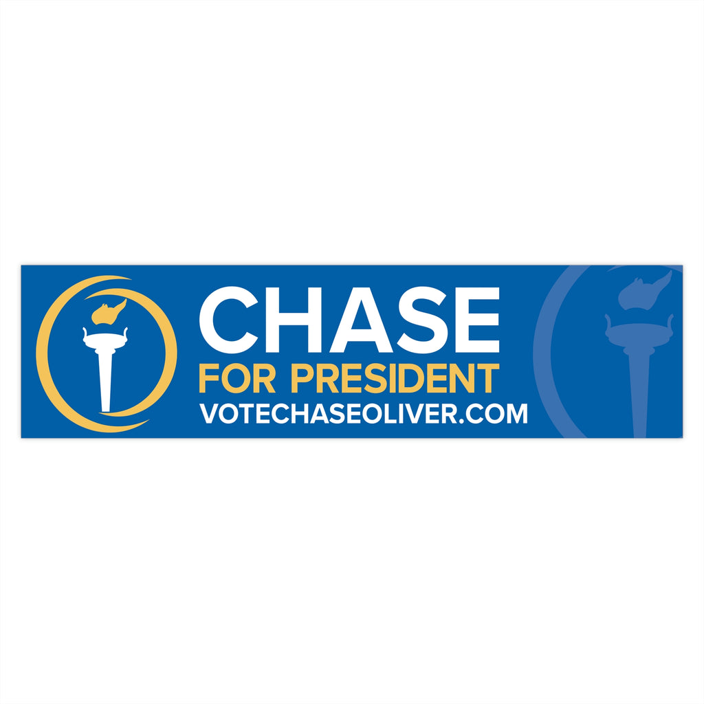 Chase Oliver for President 2024 Bumper Sticker