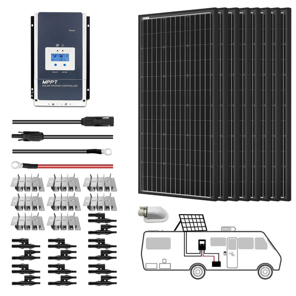 ACOPOWER 800W 60A Mono Solar RV Kits, 60A MPPT Charge Controller (800W 60A) by ACOPOWER - Proud Libertarian - ACOPOWER