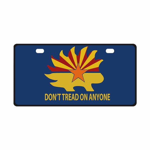 Arizona Libertarian Party Don't Tread on Anyone Porcupine License Plate
