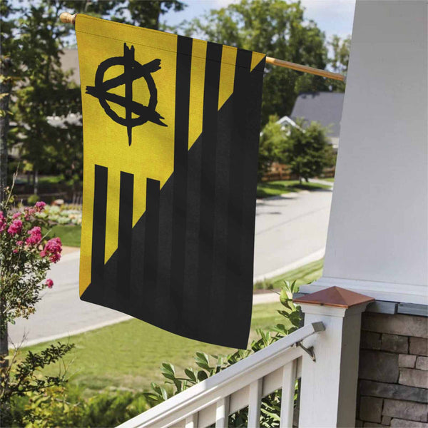 Ancapistan Two Sided Flag - Proud Libertarian - Proud Libertarian