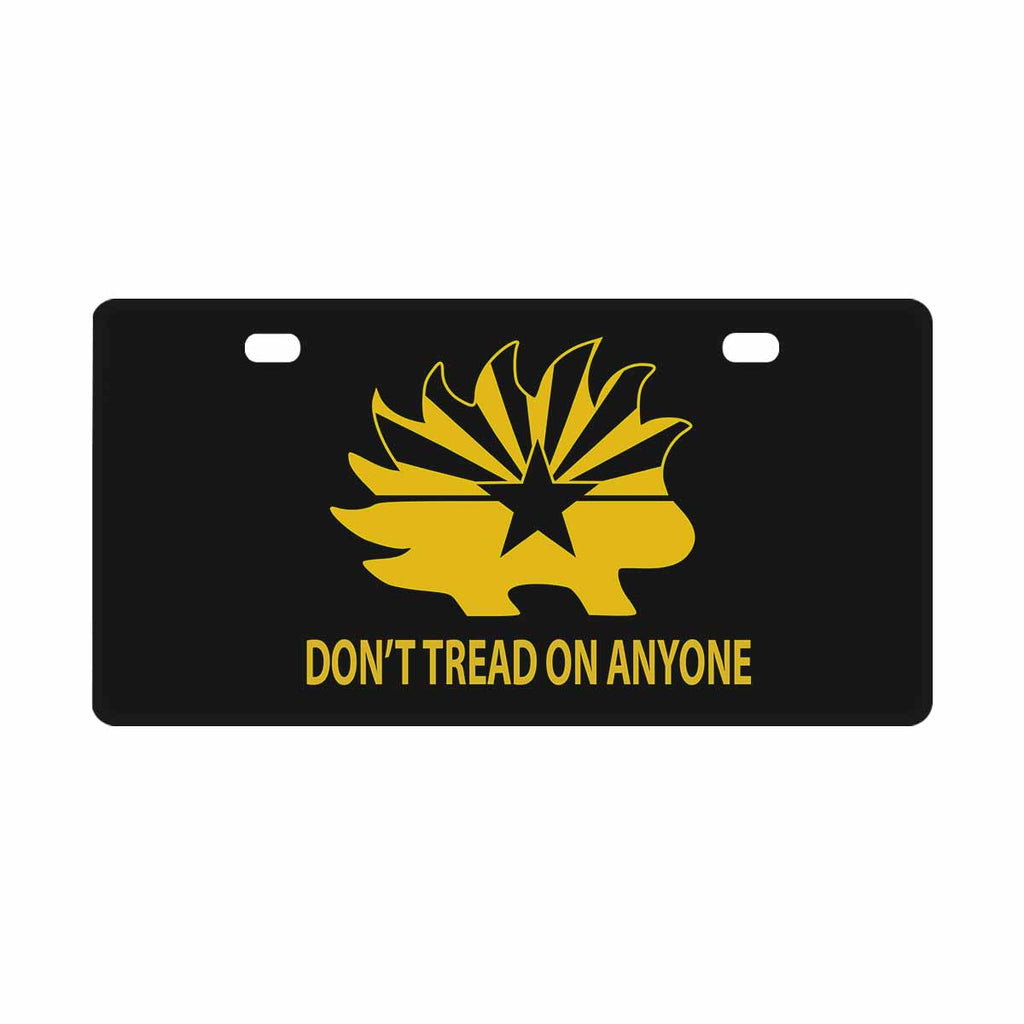 Don't Tread on Anyone - Arizona Libertarian Party Porcupine License Plate