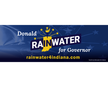Donald Rainwater For Governor 2020 Car Magnet 3
