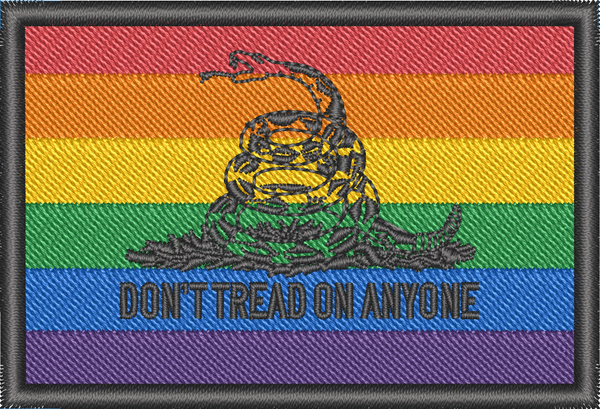LGBTQ Morale Patch - Proud Libertarian - Proud Libertarian