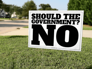 Should the Government Yard Sign 18