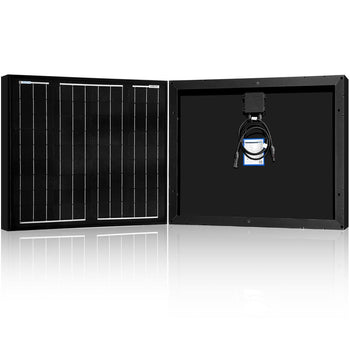 50 Watts All Black Mono Solar Panel, 12V by ACOPOWER - Proud Libertarian - ACOPOWER