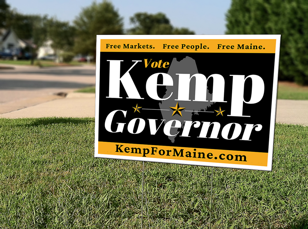 Harrison Kemp for Maine 18" x 24" (#43) - Proud Libertarian - Kemp for Maine