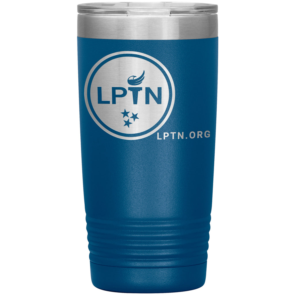 LPTN 20oz Tumbler - Proud Libertarian - Libertarian Party of Tennessee