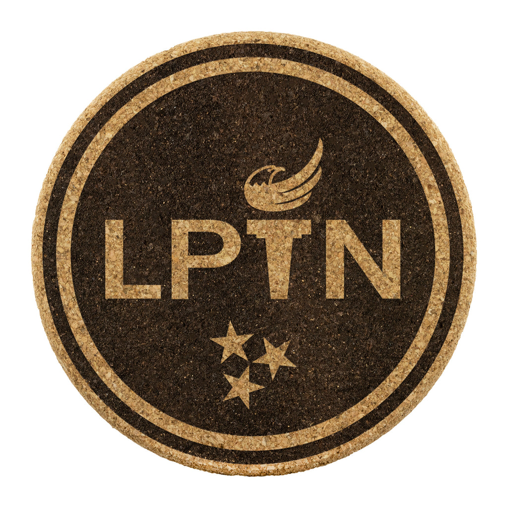 LPTN Round Cork Coasters - Proud Libertarian - Libertarian Party of Tennessee
