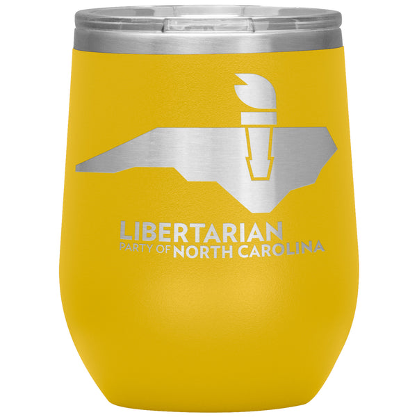 LPNC Insulated Tumbler - Proud Libertarian - Libertarian Party of North Carolina