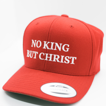 AnarchoChristian - No King But Christ Snapback Hat - Proud Libertarian - AnarchoChristian