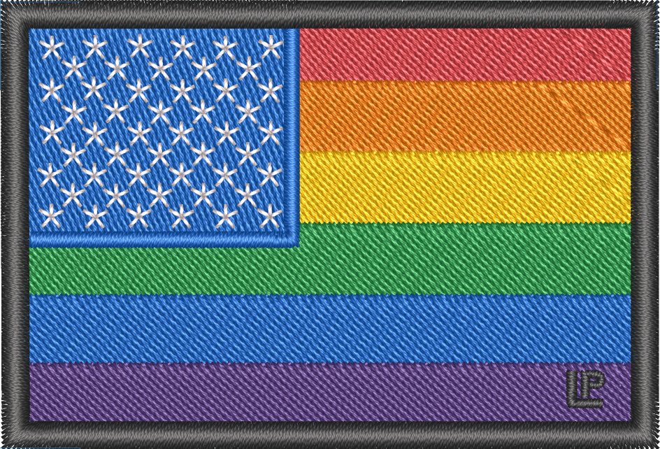 LGBTQ Morale Patch - Proud Libertarian - Proud Libertarian