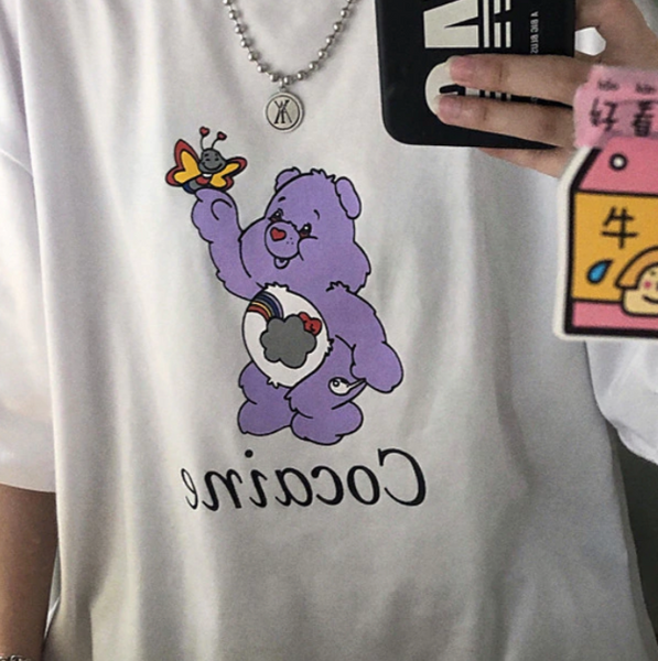 "Cocaine" Care Bear Tee by White Market