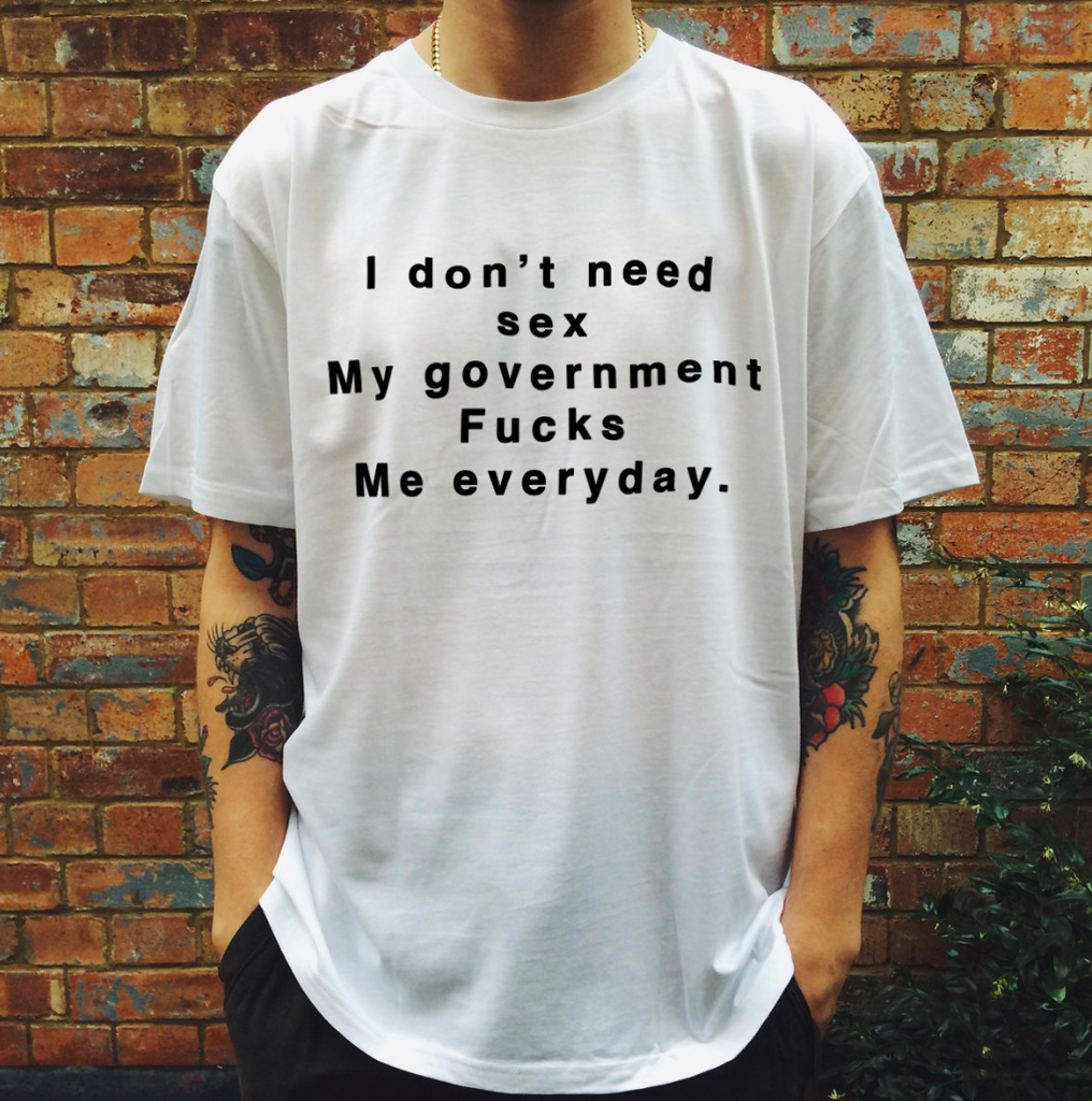 "I Don't Need Sex" Tee by White Market - Proud Libertarian - White Market