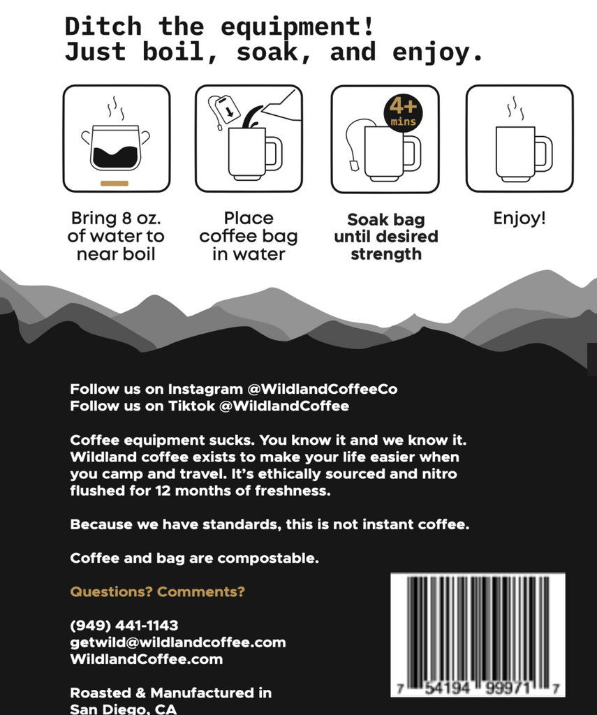 Limited Edition Light Roast- Fair Trade by Wildland Coffee