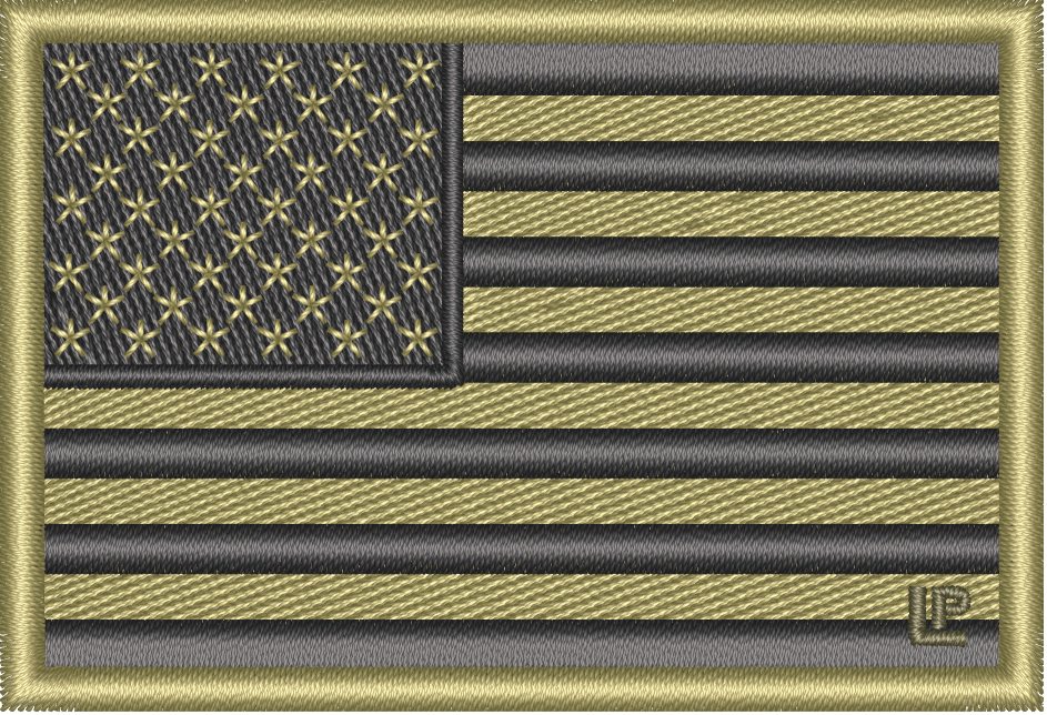 American Flag 1x5 Velcro Patch