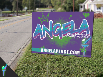 Angela Pence for Congress Yard Sign 18